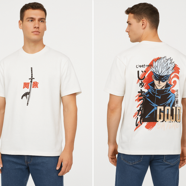 ANIME Gojo Satoru Edition – Oversized Drop Shoulder T-Shirt